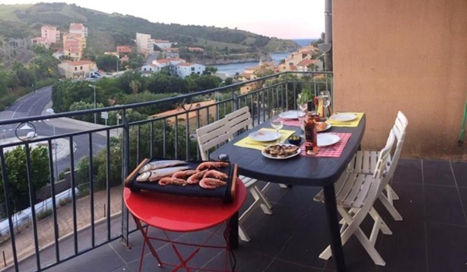 Appartement de 3 chambres a Banyuls sur Mer a 250 m de la plage avec vue sur la mer terrasse amenagee et wifi