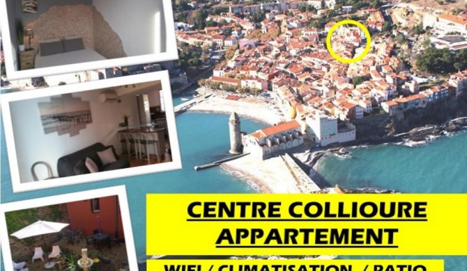 Appartement Centre Collioure Patio Wifi Clim