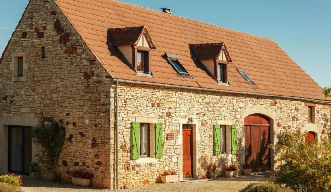 Rural detached holiday home with garden and magnificent view in France