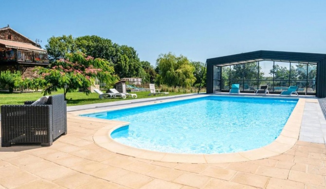 Maison de 2 chambres avec piscine partagee jardin amenage et wifi a Andouque